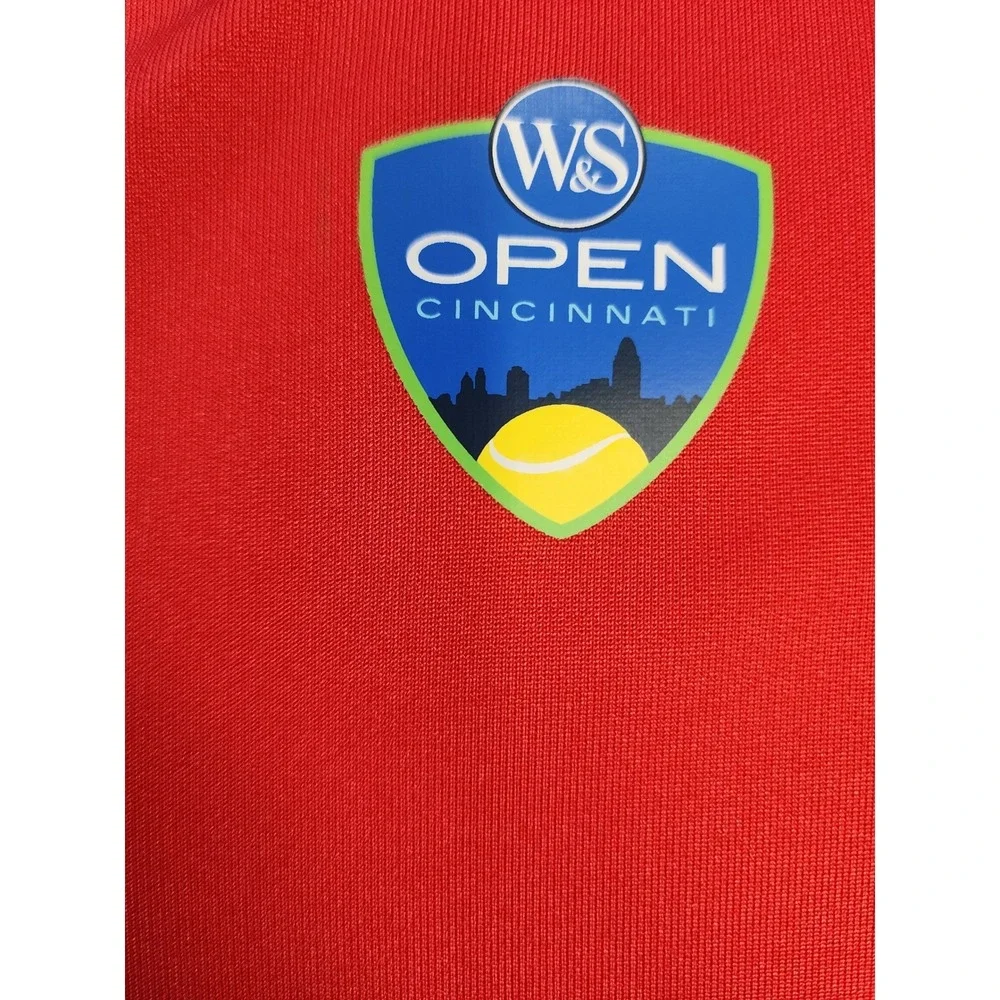 Fila Mens XL Western & Southern Open Cincinnati Tennis Track Jacket Red Navy
